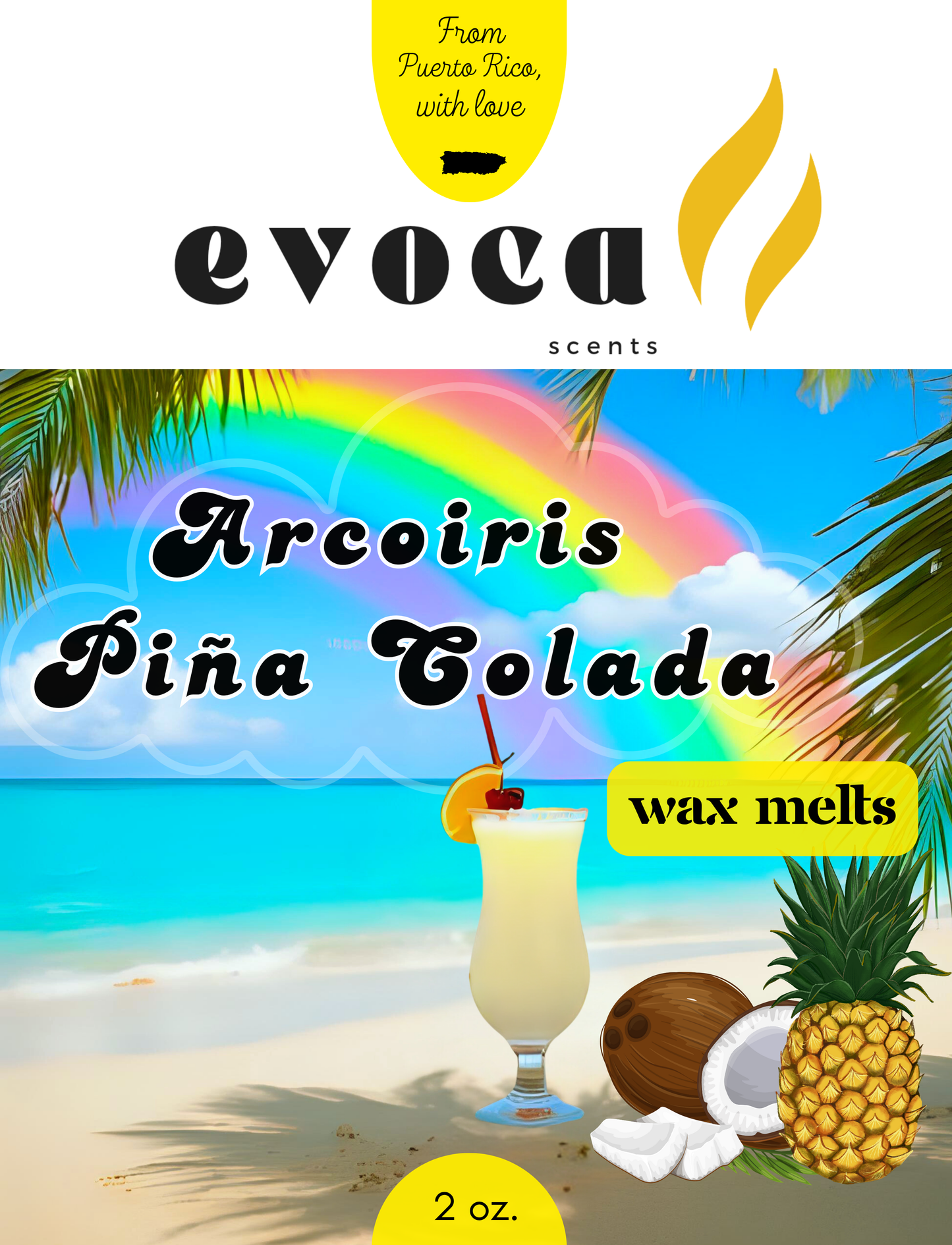 Arcoiris Piña Colada